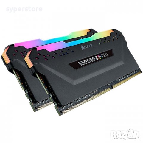 RAM Памет за настолен компютър, 32GB 2x16, DDR4 3200, CorsairRGB, SS300297
