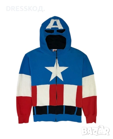 Captain America Marvel мъжки суичър, L размер 