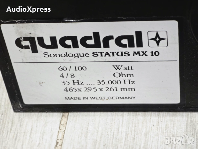 🔊 QUADRAL Status MX 10 – немско Hi-Fi качество! 🇩🇪, снимка 7 - Тонколони - 52872592
