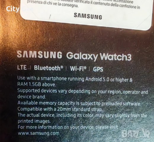 Samsung Galaxy Watch 3, снимка 8 - Смарт гривни - 52896624