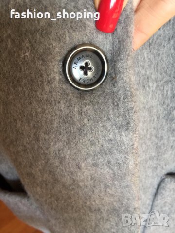 Дамско палто Armani Exchange ( вълна и мохер), снимка 5 - Палта, манта - 38429343