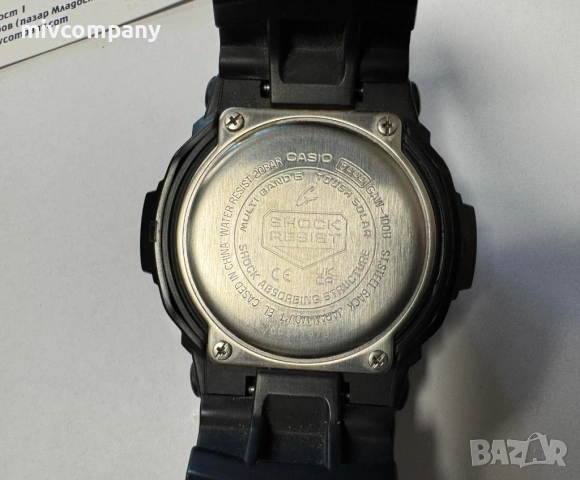 Соларен часовник Casio G-Shock GAW-100B, снимка 6 - Мъжки - 52802058