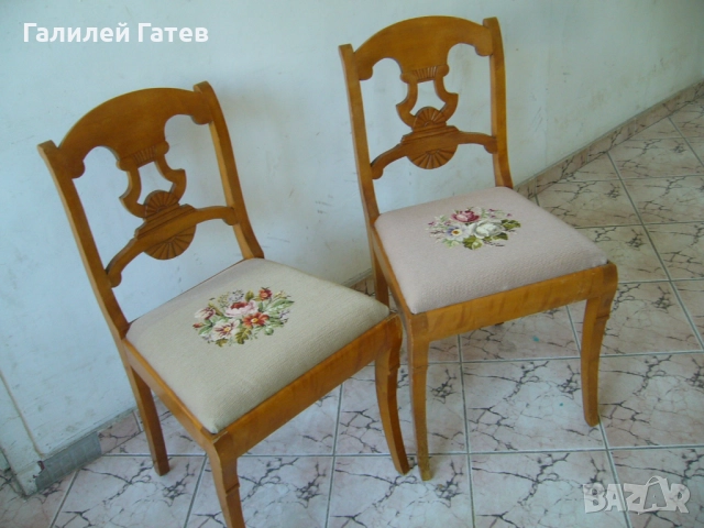 Старинни Двойки Столове -Уникални  Намаления, снимка 16 - Антикварни и старинни предмети - 47069952