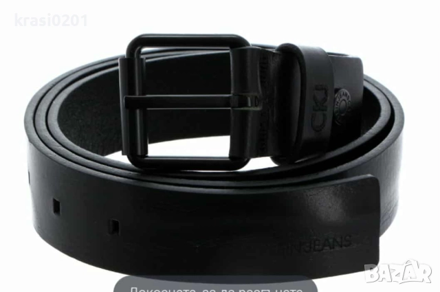 Оригинален колан на Calvin Klein! Естествена кожа 