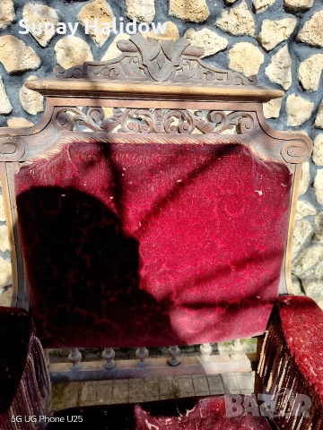 ръчно изработен стол Френската буржоазия, снимка 6 - Антикварни и старинни предмети - 53474690