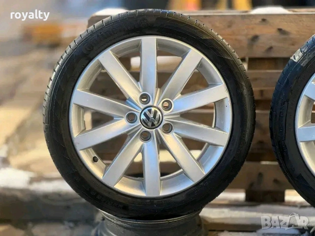 5х112 17 Джанти VW Golf Caddy Touran 5x112 Голф Кади Тоуран Оригинални, снимка 2 - Аксесоари и консумативи - 53066930