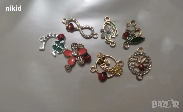 кокиче  подкова калинка висулка висулки за гривна гривни мартеница мартеници, снимка 2 - Други - 53397644