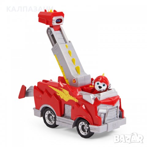 PAW PATROL RESCUE KNIGHTS Бойна машина с кученце 6062181, снимка 3 - Фигурки - 38094232