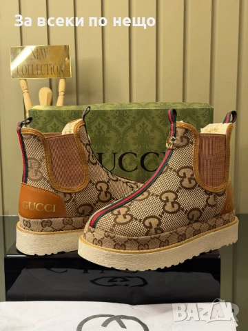 Gucci Дамски Боти Гучи - Налични Различни Цветове Код SK722, снимка 3 - Дамски боти - 53146445