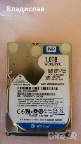 Хард диск /HDD 2.5" 1000 GB / 1TB, снимка 1 - Твърди дискове - 40107537