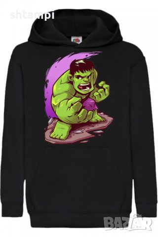 Детски Суитчър/Суитшърт Marvel Hulk,Игра,Подарък,Изненада,Забавление,Рожден Ден