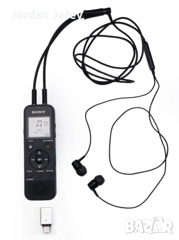 Диктофон Sony ICD-PX370 Комплект: 8GB карта, Слушалки Sony, Преходник