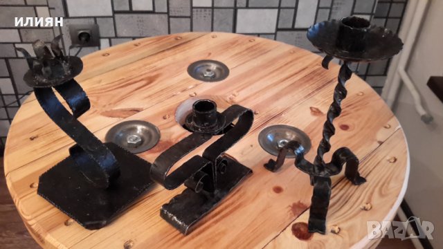 Свещници от ковано желязо 10лв за брой , снимка 10 - Декорация за дома - 37359353