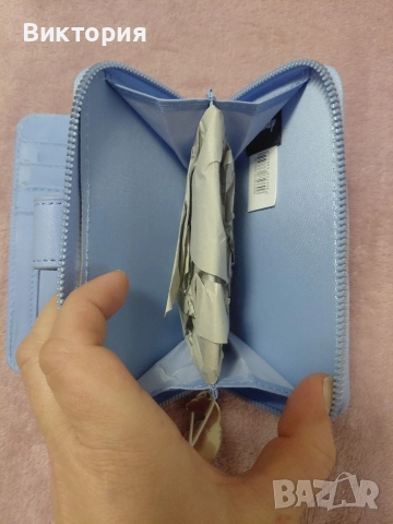 Портмоне Стич / Дамско розово, снимка 4 - Портфейли, портмонета - 50838308