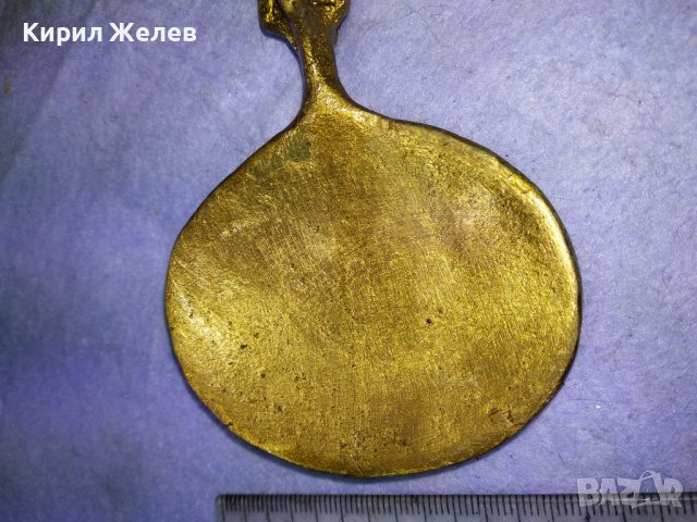 Стара ОГРОМНА КОЛЕКЦИОНЕРСКА ДЕКОРАТИВНА БРОНЗОВА ЛЪЖИЦА За ТЕМАТИЧЕН РЕТРО ИНТЕРИОР УКРАСА 42761, снимка 3 - Декорация за дома - 43919166