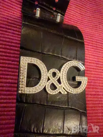 Оригинална кожена гривна Dolce & Gabbana. 