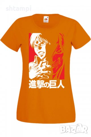 Дамска тениска _Attack on Titan Eren Jeager 02,Анимация,игра,Празник,Повод., снимка 6 - Тениски - 38057331