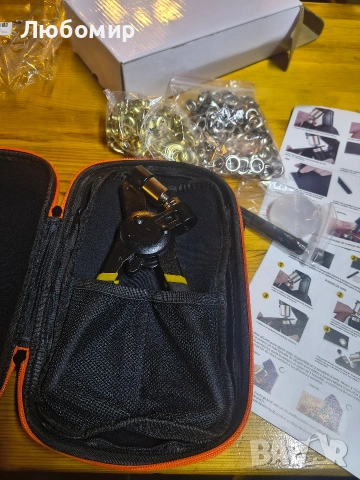 Комплект инструменти за тежкотоварни уплътнения, комплект сменяеми уплътнения за брезент 3/8 с 200 , снимка 2 - Други инструменти - 53418404