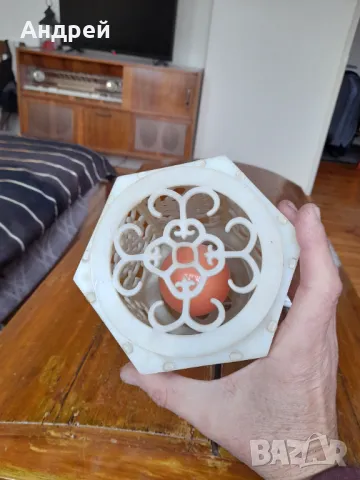 Стара декоративна лампа #10, снимка 4 - Настолни лампи - 49257339