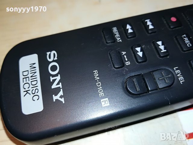 SONY RM-D10E MINIDISC DECK-ВНОС SWISS 1809221356, снимка 9 - Други - 38038560
