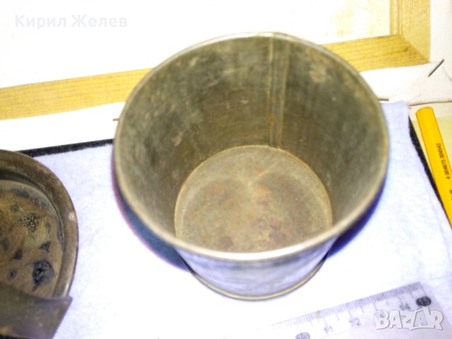 СТАР РЯДЪК РУСКИ МЕТАЛЕН КОЛЕКЦИОНЕРСКИ ТЮТЮНДЖИЙСКИ КОМПЛЕКТ ПОСТАВКА За КИБРИТ и ЧАШКА 42749, снимка 9 - Колекции - 43875765