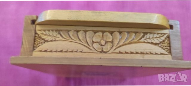 Стара дървена кутия за бижута, Унгария. , снимка 2 - Антикварни и старинни предмети - 37097886