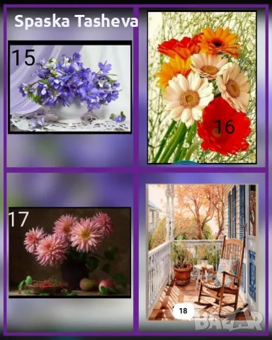 Диамантени комплекти за цялостно лепене , снимка 4 - Гоблени - 50425049