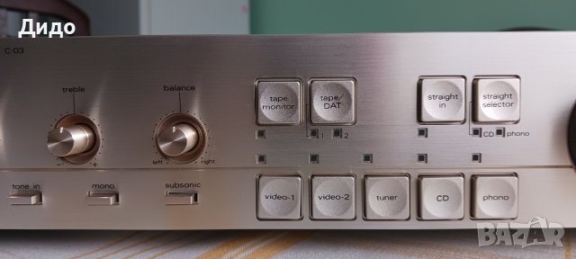 Предусилвател Luxman C-03 Class A , снимка 4 - Ресийвъри, усилватели, смесителни пултове - 43865478