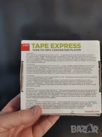 Walkman конвертор на аналогов към цифров аудиозапис ION TAPE EXPRESS TAPE-TO-MP3-CONVERTER/PLAYER, снимка 4 - MP3 и MP4 плеъри - 52595983