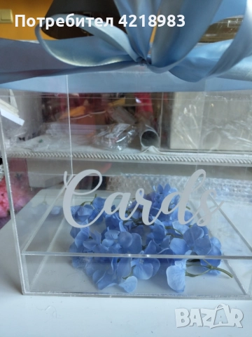 Плексигласова кутия за пари, снимка 2 - Декорация - 51735435