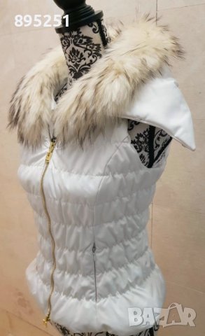 Бял елек на италианския бранд PHARD Размер S/М, снимка 3 - Елеци - 43516449