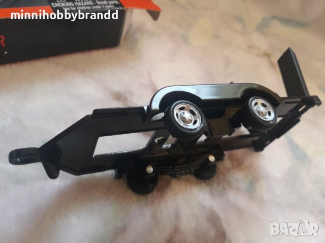 Платформа-Ремарке.  1.43  Motor Max. Metal Trailer . Die-cast Collection., снимка 9 - Колекции - 40312708