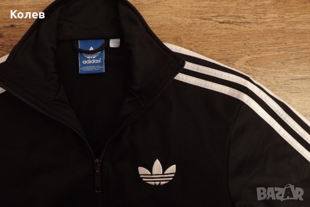 Мъжка горница Adidas Black Track Jacket , снимка 1 - Спортни дрехи, екипи - 40551555