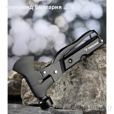 Джобен мултифункционален инструмент 17в1 с брадва и чукче, снимка 2 - Ножове - 43199658