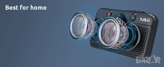 1Mii Bluetooth 5.3 високоговорител за кола, хендсфри Bluetooth, снимка 3 - Аксесоари и консумативи - 49090666