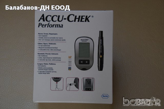 Глюкомер за измерване на кръвна захар Accu Chek Performa + 110 бр. тест ленти, снимка 3 - Уреди за диагностика - 27851997