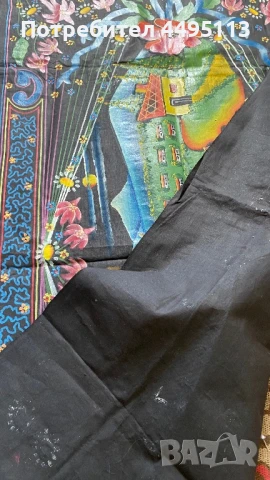 Античен ръчно изработен килим в наивен стил, снимка 5 - Гоблени - 50574937