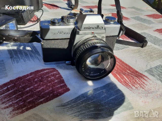 Фото апарат Minolta SRT 100, снимка 2 - Фотоапарати - 32867486