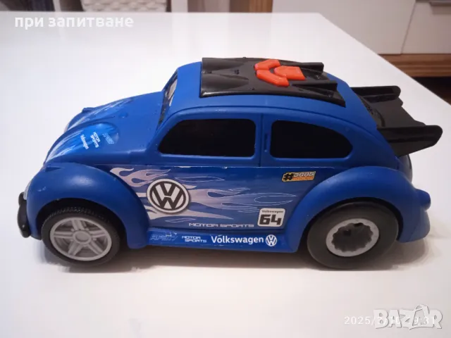 Количка голяма, VW Beetle на Dickie, интерактивна, 25 см., работи идеално, снимка 2 - Коли, камиони, мотори, писти - 49439696