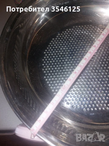 Тиган от неръждавейка, диаметър 30 см, дълбочина 7-8 см, снимка 3 - Други стоки за дома - 51335091