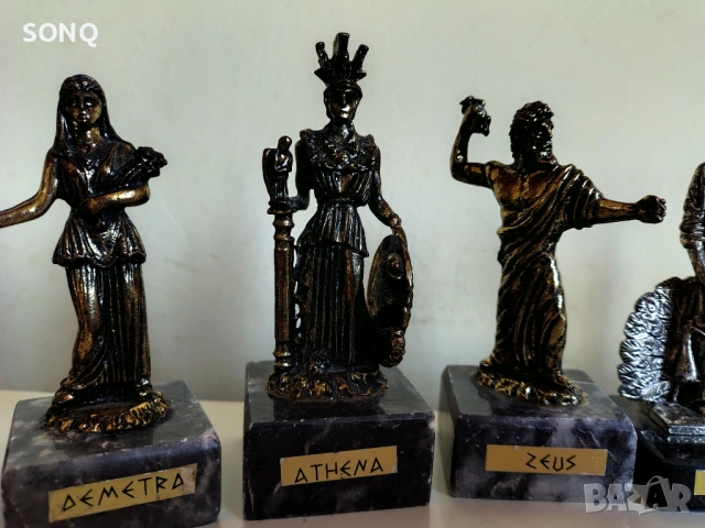 Колекционерски Бронзови Фигурки-Боговете На Олимп, снимка 3 - Колекции - 53137160