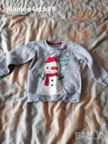 Коледна блуза 12-18 месеца 