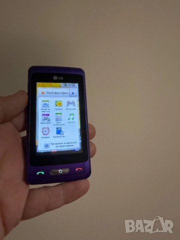 LG lg kp502 Purple Лилав бг меню, снимка 6 - LG - 52541369