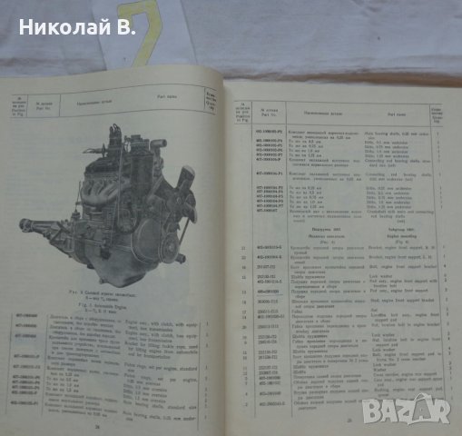Книги за ремонт и поддържане, каталог за частите автомобил Москвич 407/403 на Руски език, снимка 7 - Специализирана литература - 36880930