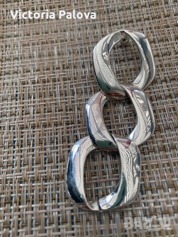 Мега модерни големи обеци statement , снимка 4 - Обеци - 32252434