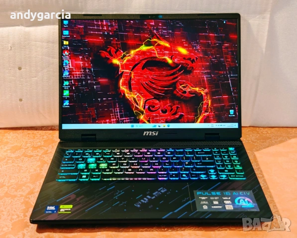 MSI Pulse 16 AI/Intel Core Ultra 7 155H/NVidia RTX 4070 8GB/16GB RAM/512GB SSD NVMe/QHD 240hz IPS