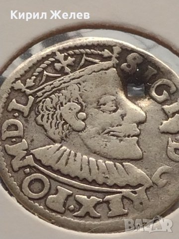 Сребърна монета 3 гроша 1591г. Сигизмунд трети ПОЛША за КОЛЕКЦИОНЕРИ 13764, снимка 4 - Нумизматика и бонистика - 42999613