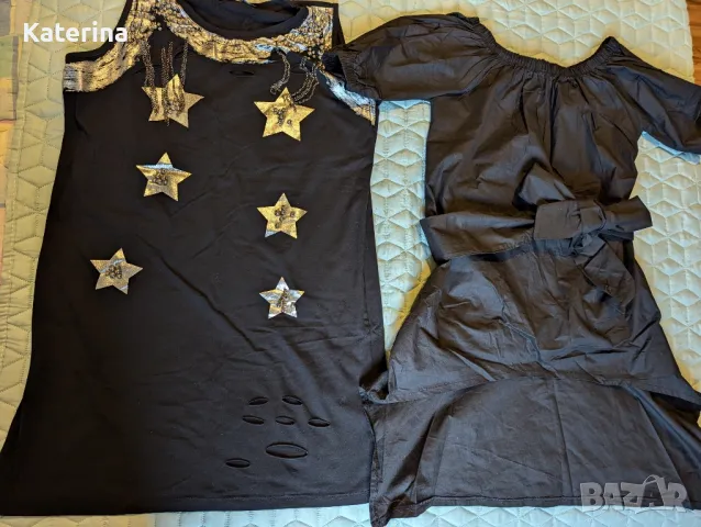 Черна риза + подарък туниката, снимка 2 - Ризи - 50167321