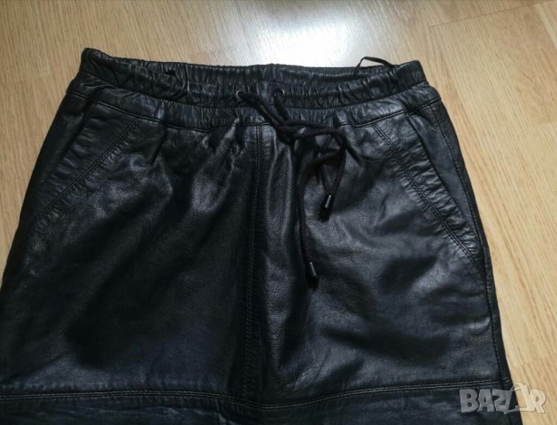 Пола естествена кожа размер S, снимка 2 - Поли - 32491104