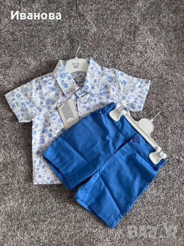 Чисто нов бебешки комплект размер 3-6 м